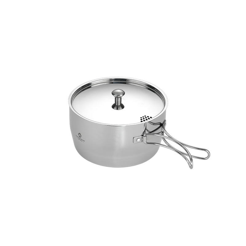 Load image into Gallery viewer, CC-18 2.0L Portable Stainless Steel Camping Saucepan, IH Compatible