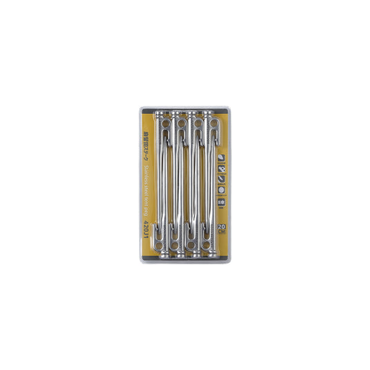 K20-8P Forged Stainless Steel Pegs, High Fatigue Strength, 7.9 Inches, 8-Piece Set