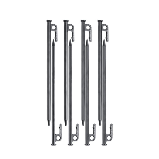 T-30-8P 8pcs Carbon Steel Tent Stakes, 11.81