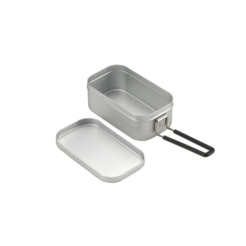 Load image into Gallery viewer, S-1609 Extra Thick Mess Tin, 1 Cup, Overflow Groove and Draining Hole, Outdoor Camping Kit