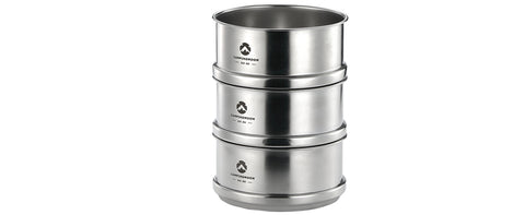 You can stack the same size to steam ingredients all at once.