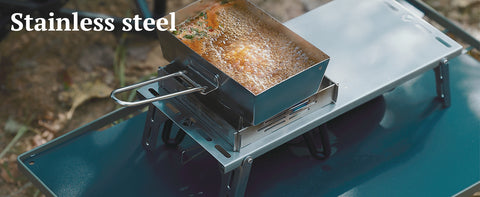 Resistant to rust
Uses stainless steel 304, which has high heat resistance and easy to clean.