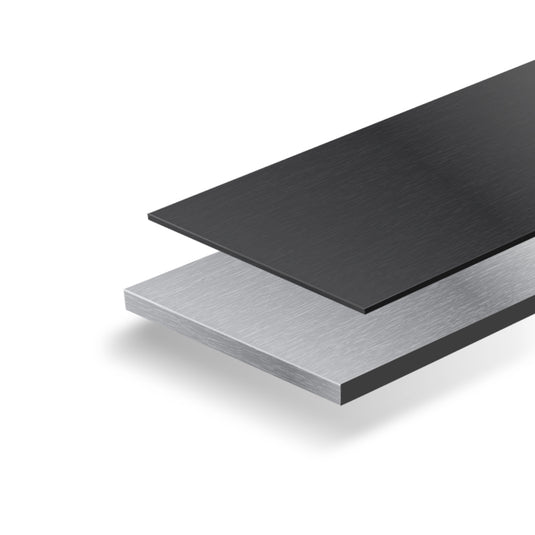 BKS395-1S 4-Piece Stainless Steel Camping Plates Set, Black BKS395-1S