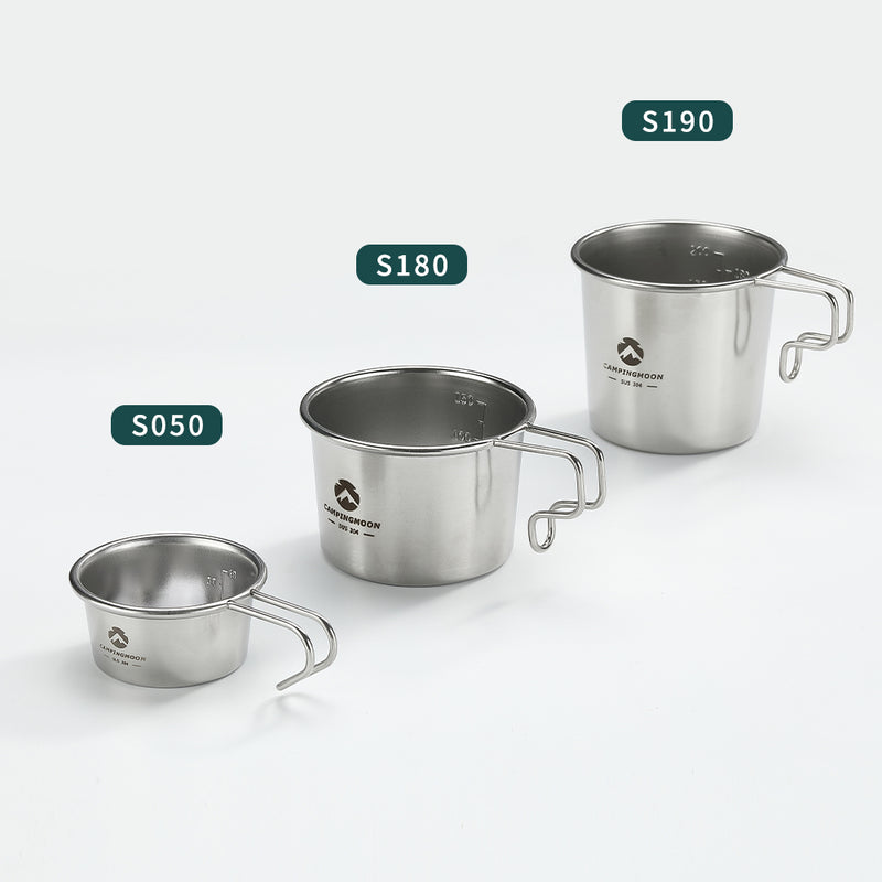 Load image into Gallery viewer, S-050-2P Stainless Steel Mini Shera Cup, 2.3 fl oz (60 ml), 2-Piece