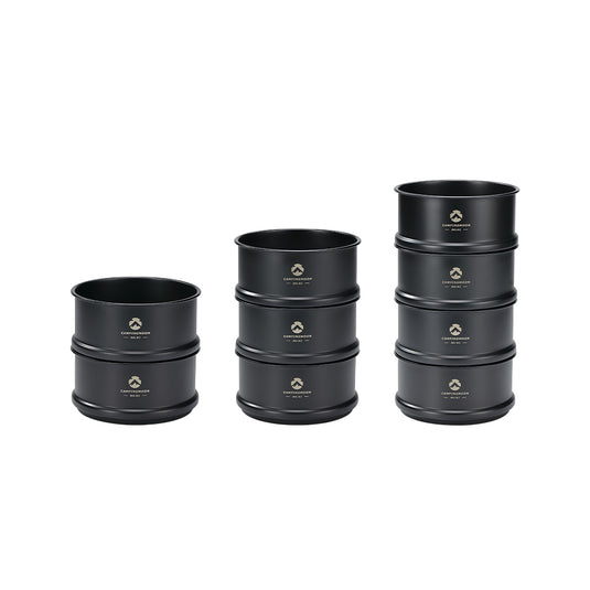 BKS362 Premium φ4.7-Inch Mini Steamer for Sierra Cup, Durable 304 Stainless Steel, Black