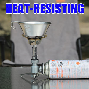 STURDY & HEAT-RESISTING
CAMPINGMOON's sierra cup and colander is made by 304 stainless steel, very sturdy.
You can put this camping sierra cup on fire directly for cooking. CAMPINGMOON's sierra cup and colander is very convenient for your camping, backpacking, and other outdoor occasions.