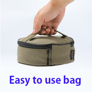 Thick canvas case
Storage bag uses thick canvas. And a handle makes carrying around be convenient.