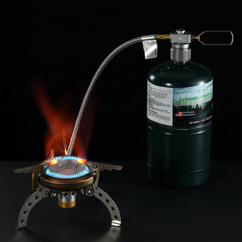 Load image into Gallery viewer, XD-1 Camp Stove Remote Canister, Portable Stove with Preheat Tube