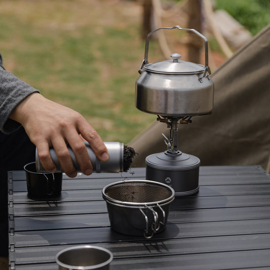 Portable Camping Gas Stove with Ignitor & Flow Regulator Foldable for Outdoor  XD-2F