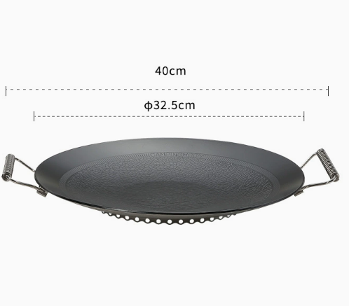 Laden Sie das Bild in Galerie -Viewer, GRW-33F Scott Non-Stick Camping Grill Pan