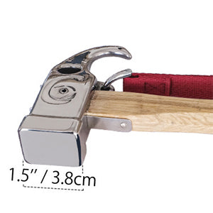 <b>STAINLESS STEEL HAMMER HEAD</b>
This CAMPINGMOON's camping hammer's head is high quality which uses stainless steel 420J2.