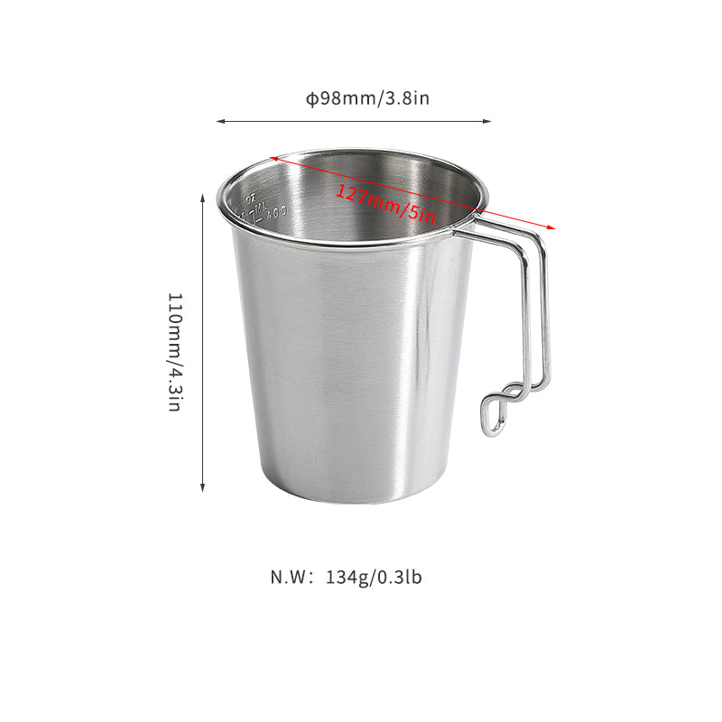 Laden Sie das Bild in Galerie -Viewer, S520 Stainless Steel Ice Cup | 304 Stainless Steel Camping Coffee & Drink Tumbler