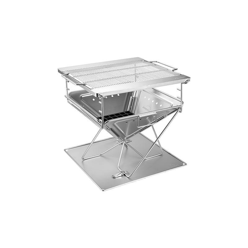 Load image into Gallery viewer, MT-045 3-in-1 Portable Wood Burning Grill & Fire Pit, 16x18", with Bag