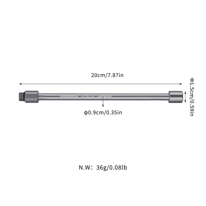 Load image into Gallery viewer, Z12 Extension Pole Rod for Camping Lantern Gas Lamp