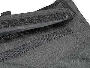 Velcro
The front pocket with Velcro closure is perfect for storing items you need to access quickly.