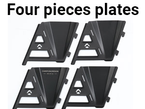 When disassembled, it becomes 4pcs plates.