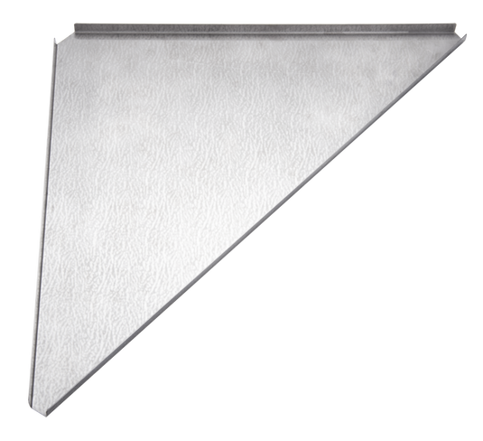 T-2306 Embossed Stainless Steel Corner Extension for Field Racks