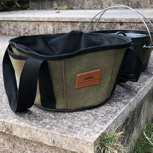 <b>STURDY & LAST LONG</b>
This bag is made by cotton canvas and has nylon lining. Very sturdy and can last long.