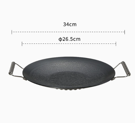Laden Sie das Bild in Galerie -Viewer, GRW-33F Scott Non-Stick Camping Grill Pan