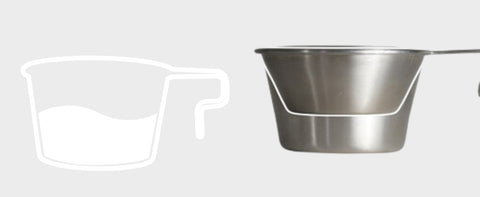 Compact to store
Not only can deep Sierra cups be stored together, but can also be stored neatly with smaller ones.