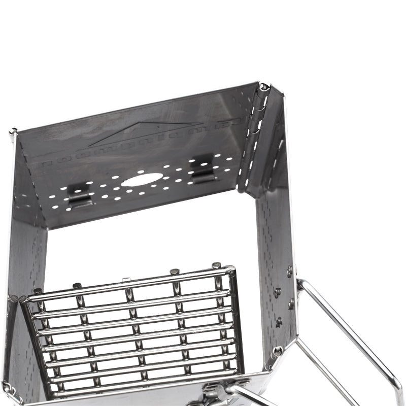 Load image into Gallery viewer, MT-18 Portable Charcoal Chimney Starter, Stainless Steel