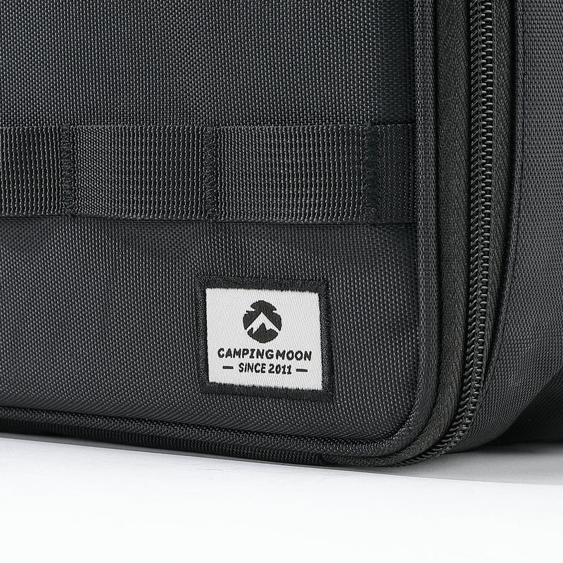 Load image into Gallery viewer, BK-46 Storage Bag Double-layer for Camping Stove IGT Tabletop Flat Burner Carry Case Black