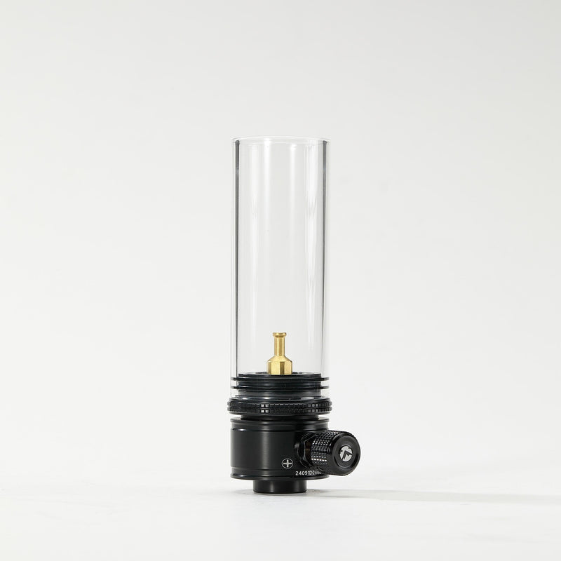 Load image into Gallery viewer, BKT-1D Black Gas Candle Lantern - Mini & Portable for Backpacking
