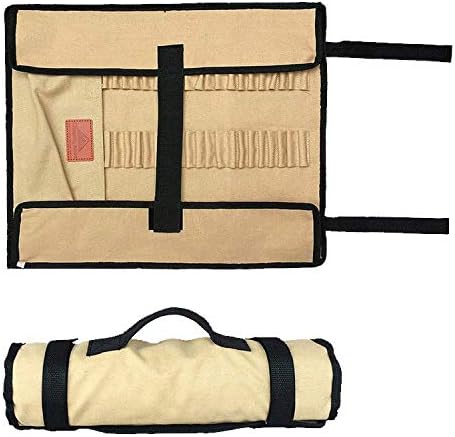 bag for tent storage CAMPINGMOON Cotton Canvas Tent Stakes Case Storage Bag Max 13.78’’/35cm in Length Beige Color B135