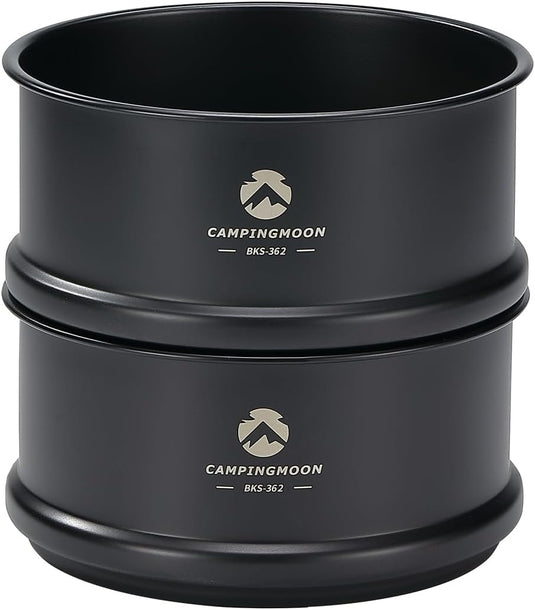 BKS362-2P 2-Pack Black Mini Steamer Set for Sierra Cup - Stainless Steel