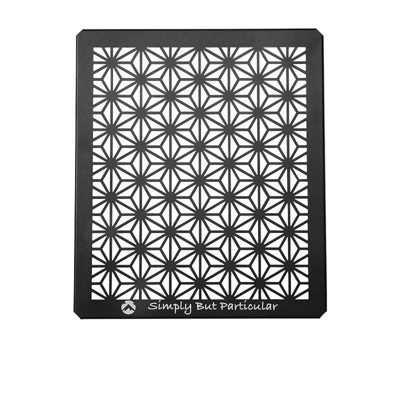 Load image into Gallery viewer, T-2309-C Black Aluminum Field Rack Connecting Top Plate - Half Size with Leaf Design