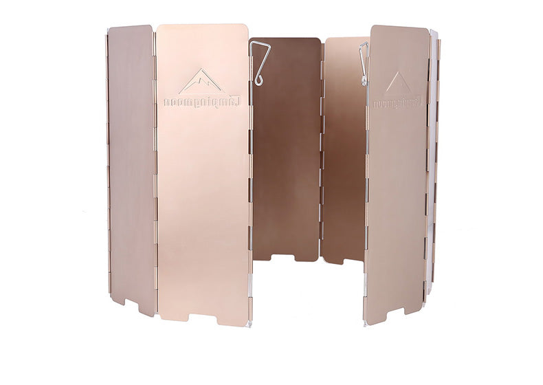 Load image into Gallery viewer, YD-10 10-Plate Foldable Camp Stove Windscreen with Storage Box