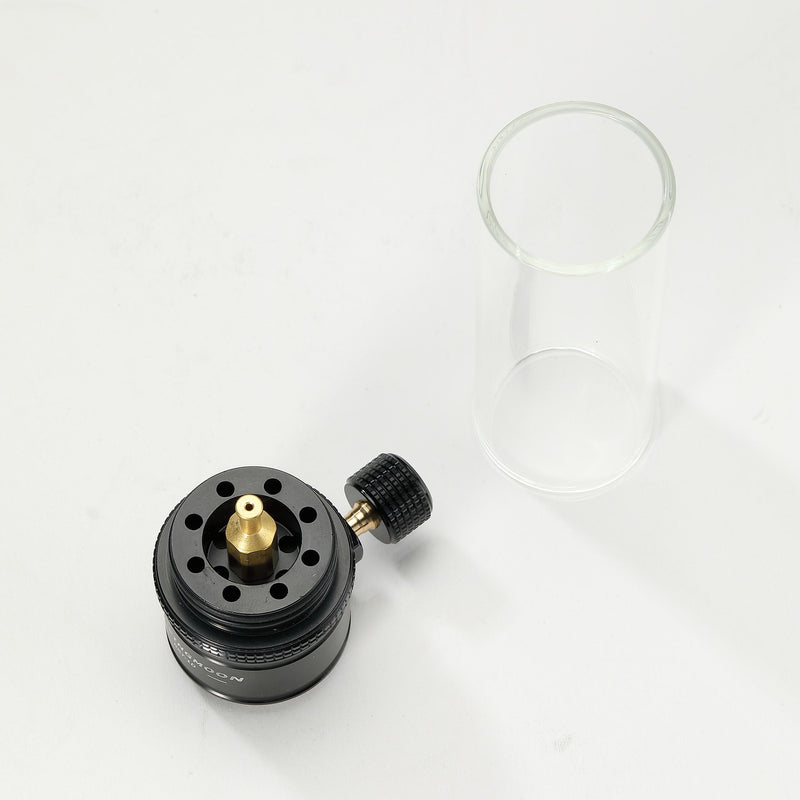 Load image into Gallery viewer, BKT-1D Black Gas Candle Lantern - Mini & Portable for Backpacking