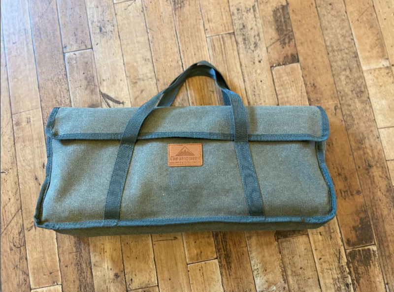 Load image into Gallery viewer, MT-3-B Large Canvas Camping Grill Carry Bag with Handle