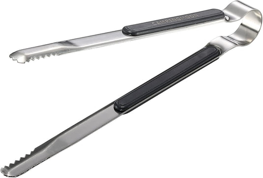 SJ10 Stainless Steel BBQ Tongs for Camping & Tabletop Grills
