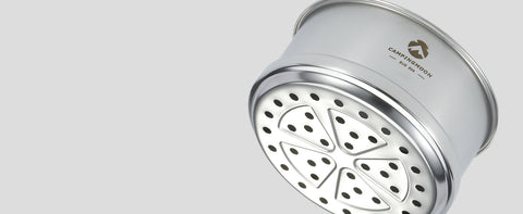 Long-lasting, one-piece molded, border treatment
High heat resistance, and resistant to rust and easily removes oil stains for easy maintenance.