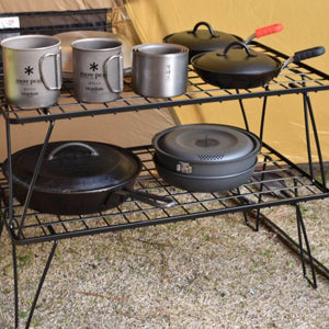 GOOD DESIGN TO STORE YOUR GEAR
Regardless of what you choose to store, the contents are easy to see and access. Keep items you use frequently in an easy-to-grab place.
Get your gear organized and put storage container on a rack.
We increased the legs’ diameter to improve stability in Year2019.