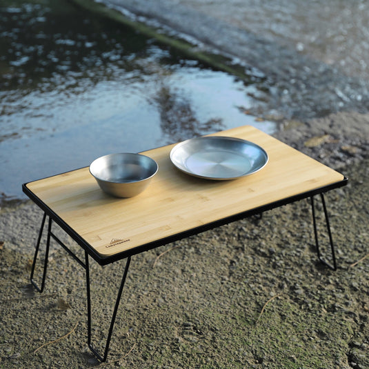 T-2301 Bamboo Top Plate for Camping Field Racks - 23" x 13.2"