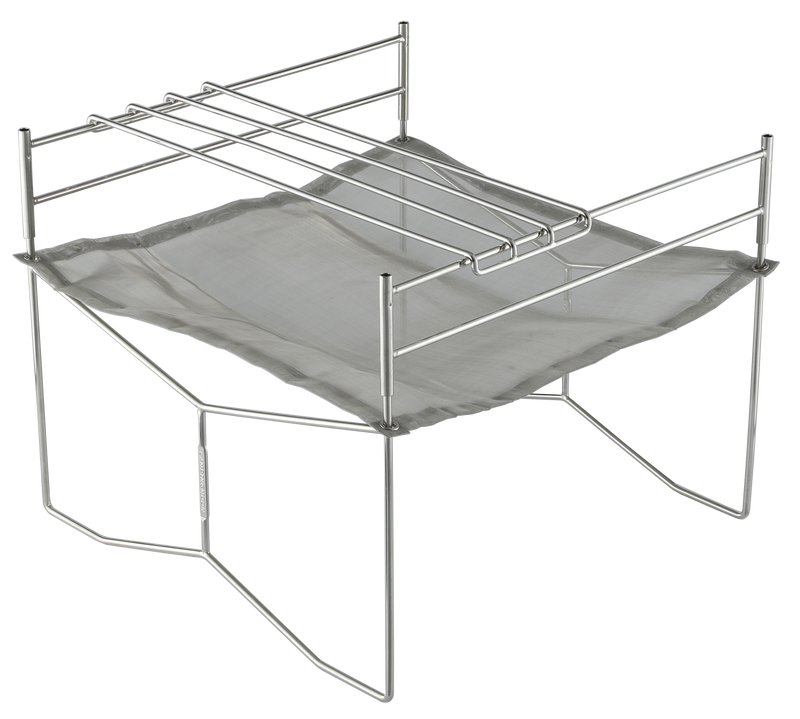 Load image into Gallery viewer, SOLO-303 Portable Mesh Fire Pit with Cooking Grate, Carry Bag,