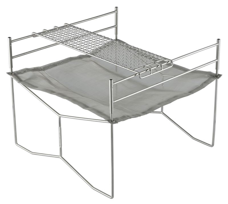 Load image into Gallery viewer, SOLO-301 Portable Mesh Fire Pit Grid Grate, Carry Bag