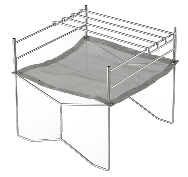 Load image into Gallery viewer, SOLO-202 Portable Mesh Fire Pit with Cooking Grate, Carry Bag