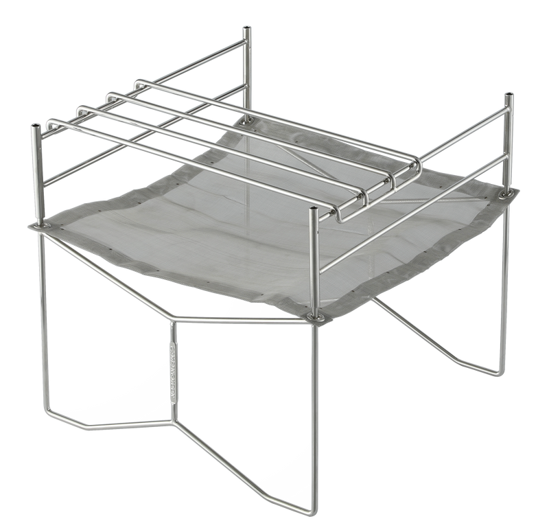 Load image into Gallery viewer, SOLO-202 Portable Mesh Fire Pit with Cooking Grate, Carry Bag