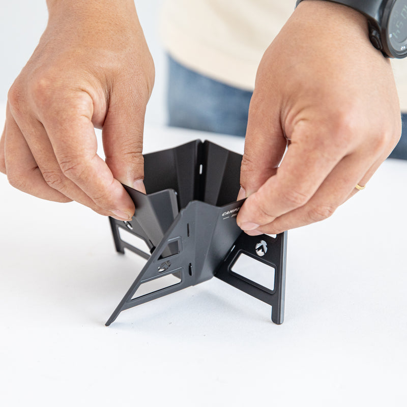 Load image into Gallery viewer, BKCOF-01 Collapsible Stainless Steel Camping Coffee Maker, Pour Over for Camping