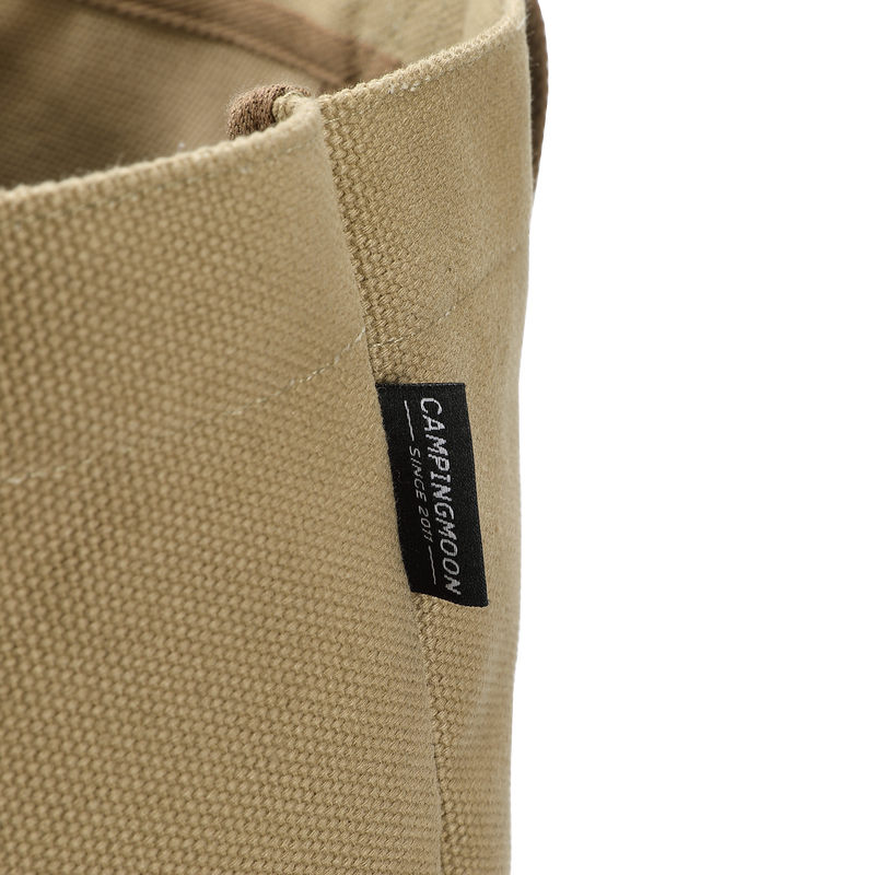 Load image into Gallery viewer, B-189 Open Top Canvas Tote Bag Long Handle Camping Gear Storage Case