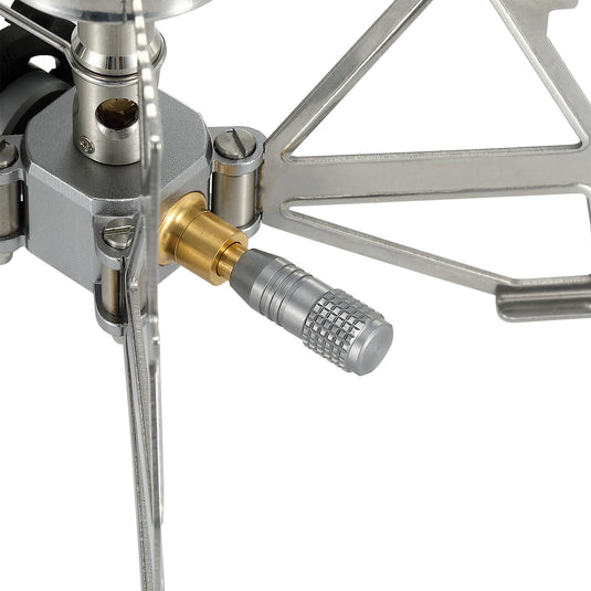 XD-3-NE Butane Camping Stove, Lightweight, Foldable, Pressure Stabilizer, Stainless Steel