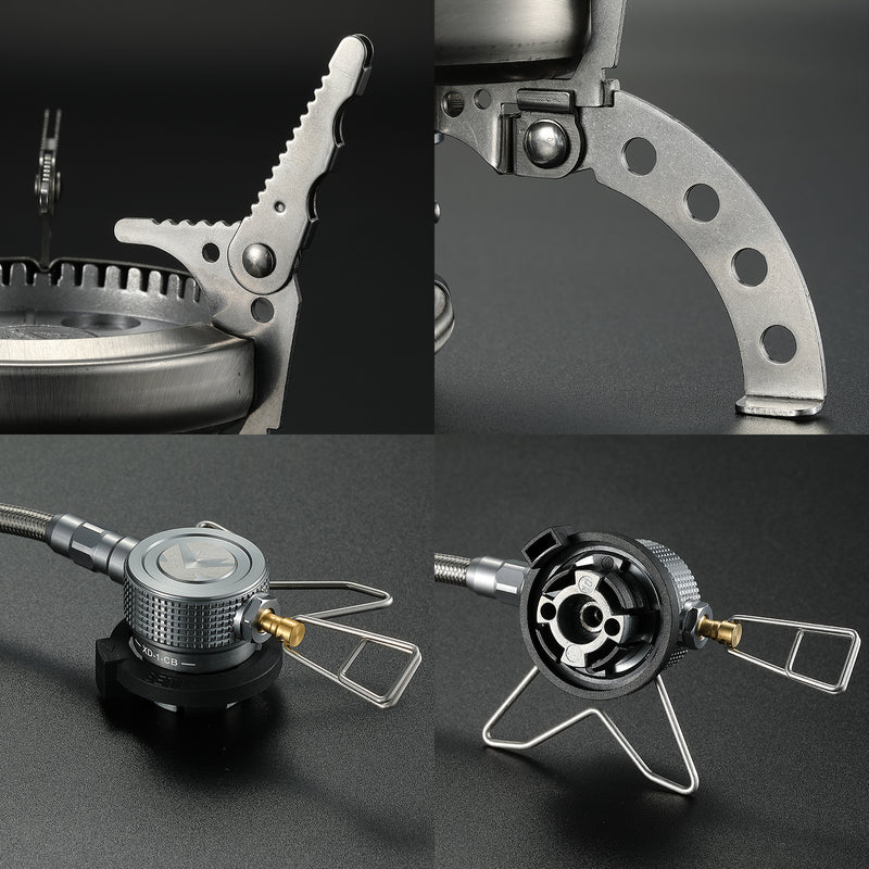 Load image into Gallery viewer, XD-1-CB Remote Butane Stove Portable and Compact Camping Stove for Outdoor Cooking