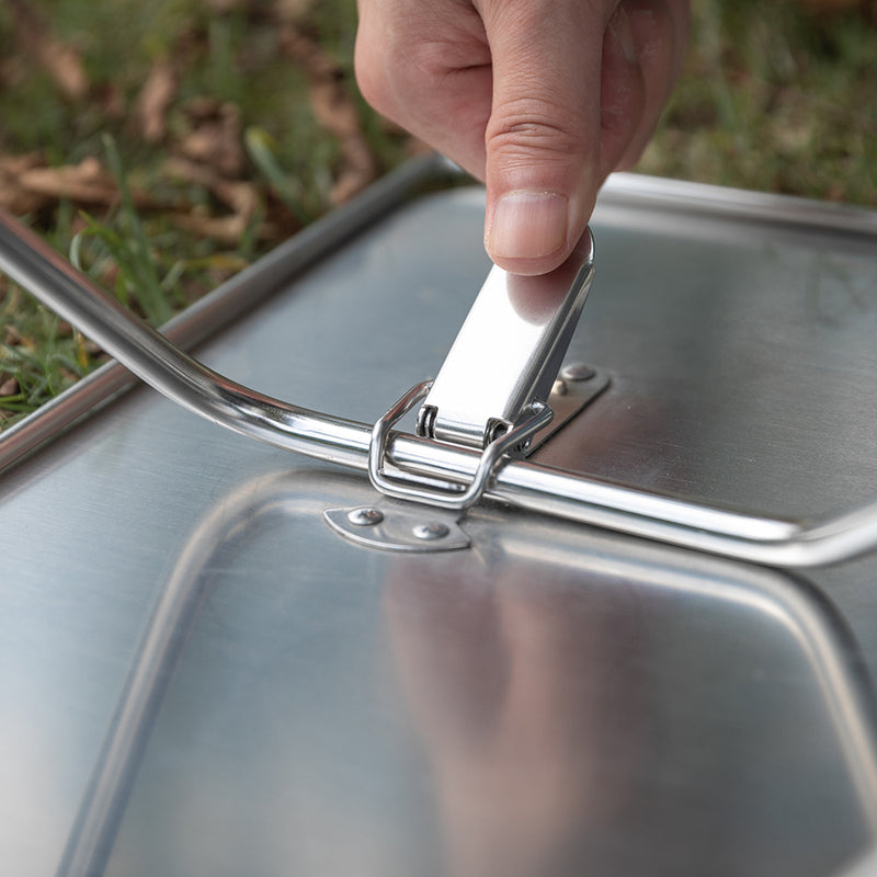 Load image into Gallery viewer, MT-045 3-in-1 Portable Wood Burning Grill & Fire Pit, 16x18", with Bag