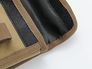 Easy to Open and Close
Opens and closes easily with Velcro.
When closed, it prevents the contents from spilling out.