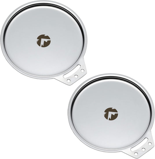 S-SG-2P Stainless Steel Plate & Lid for Sierra Cup (12cm)