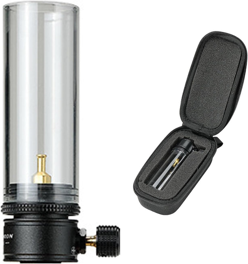 Load image into Gallery viewer, BKT-1D Black Gas Candle Lantern - Mini & Portable for Backpacking