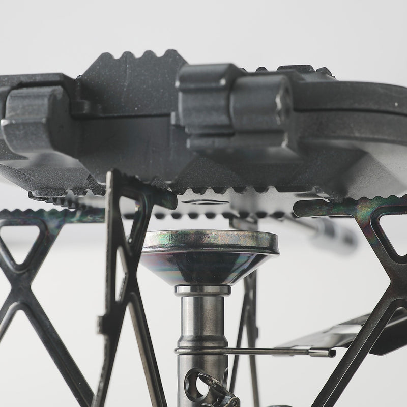 Load image into Gallery viewer, BKTT-1315 Sandwich Maker Hot Sand Single Burner Gas Fire Open Fire Compact Aluminum Black